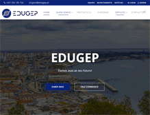 Tablet Screenshot of edugep.pt